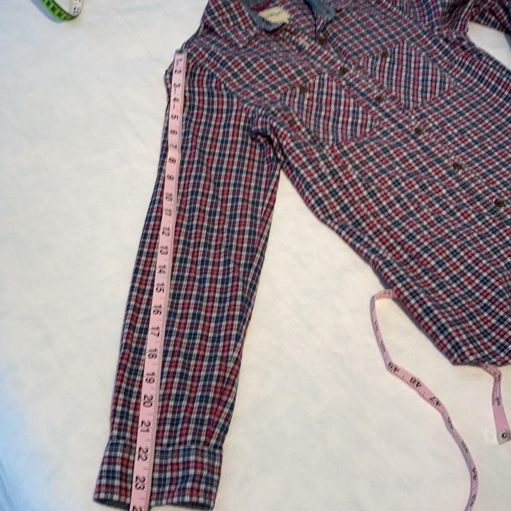 GH Bass&CO plaid buttoned shirt size XS - Picture 12 of 16
